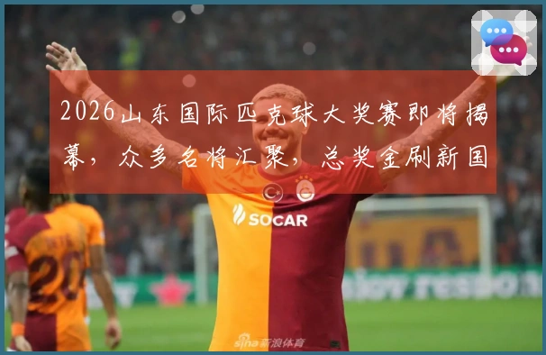 2026山东国际匹克球大奖赛即将揭幕，众多名将汇聚，总奖金刷新国内纪录！